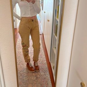 Anthropologie low waist-pants